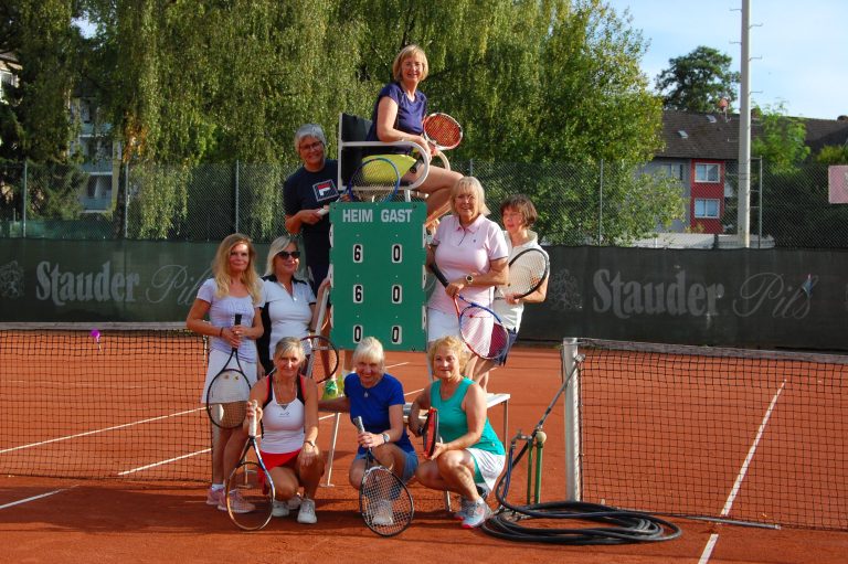 Mannschaftsbild Damen 55 Tennis